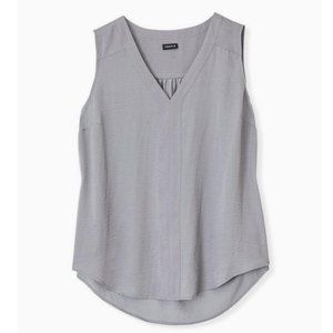 Torrid Frost Gray Charmeuse Tank Size 1 (1X - 14/16)